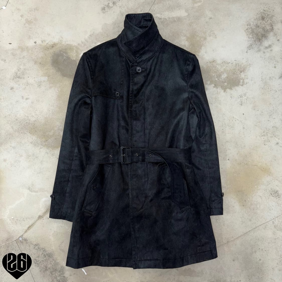 [M] 00‘s Tornado Mart Suede Trench Coat 상품이미지1