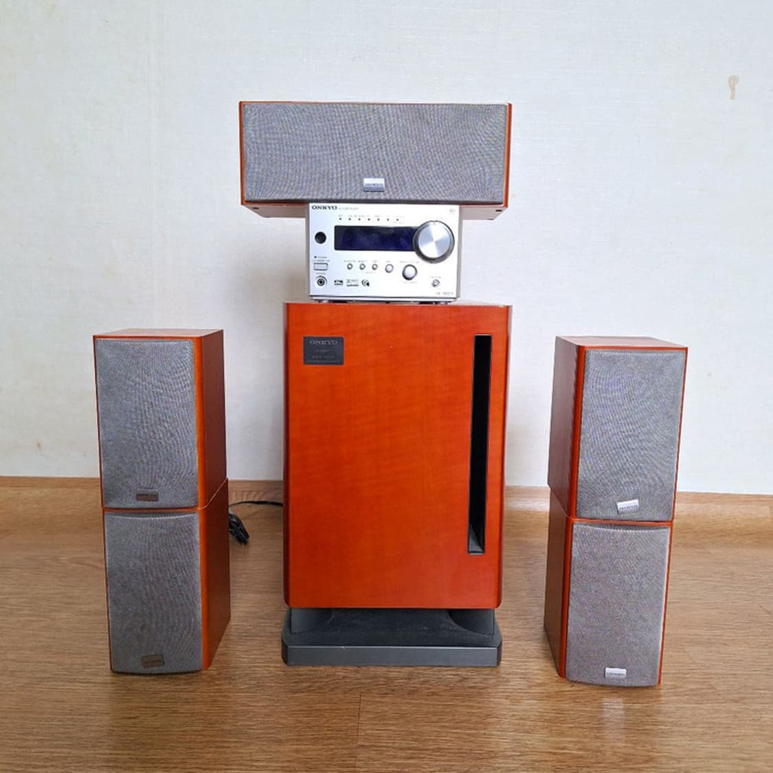 온쿄 5.1 빈티지 홈시어터 스피커 세트 레트로 매장 카페 가게 인테리어 상품이미지3