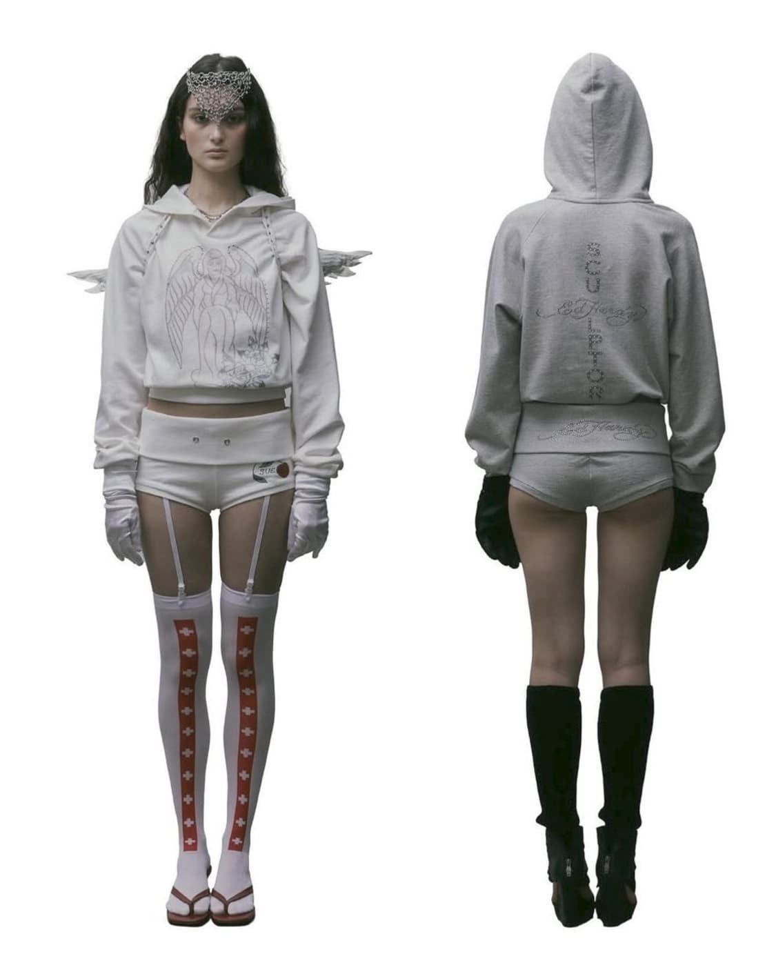 Sculptor X Ed Hardy 스컬프터 에드하디 콜라보 후드 s 상품이미지1