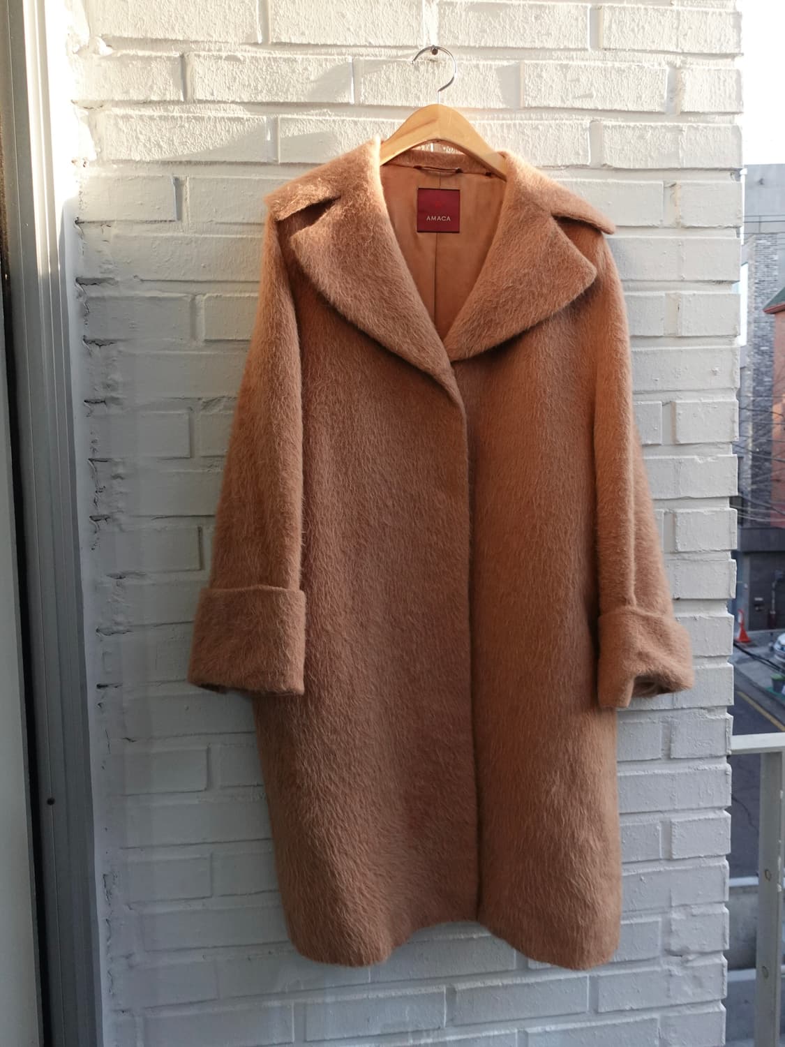 AMACA alpaca coat 상품이미지1