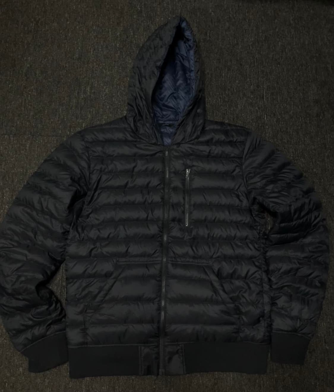 언더커버 x 유니클로 라이트다운 경량패딩 블랙 상품이미지1