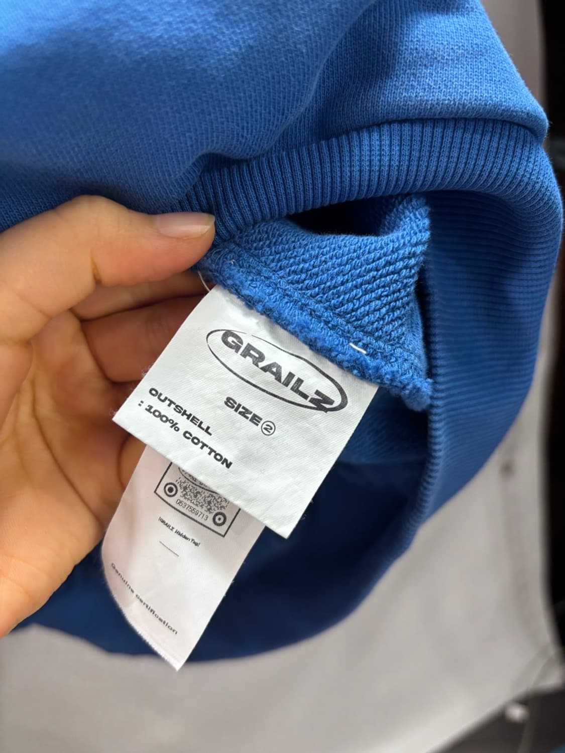 (2) 그레일즈 지오메트리 후드 아주리블루 3.9 상품이미지7