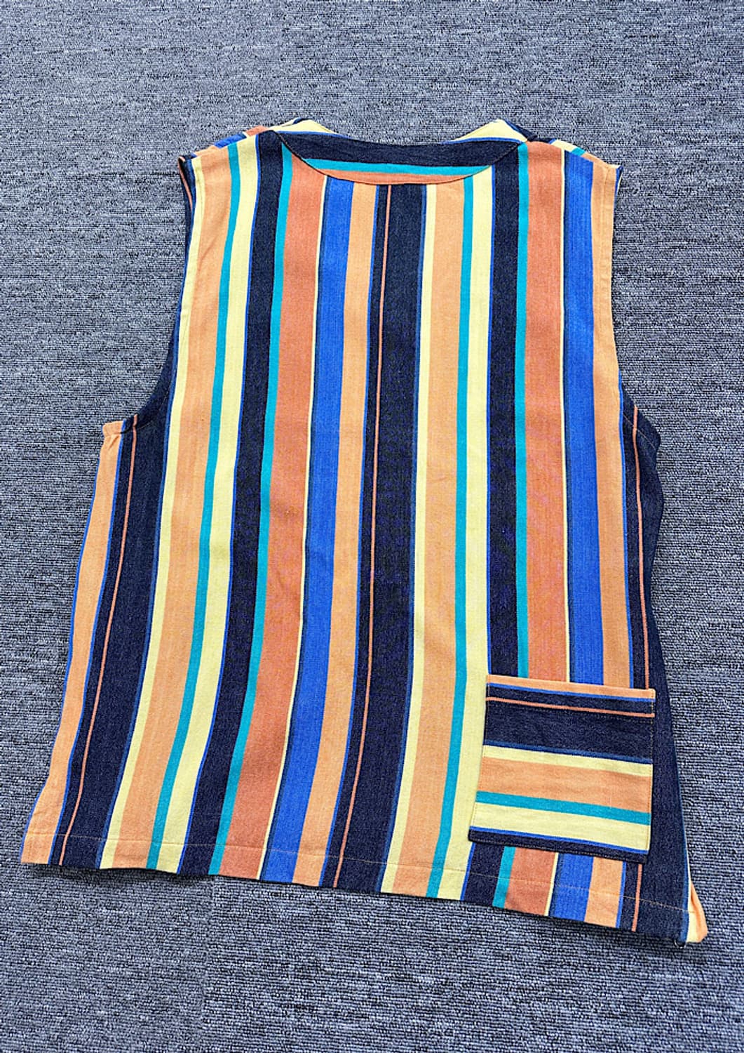 새상품 와카미 에스닉 조끼 XL  상품이미지5