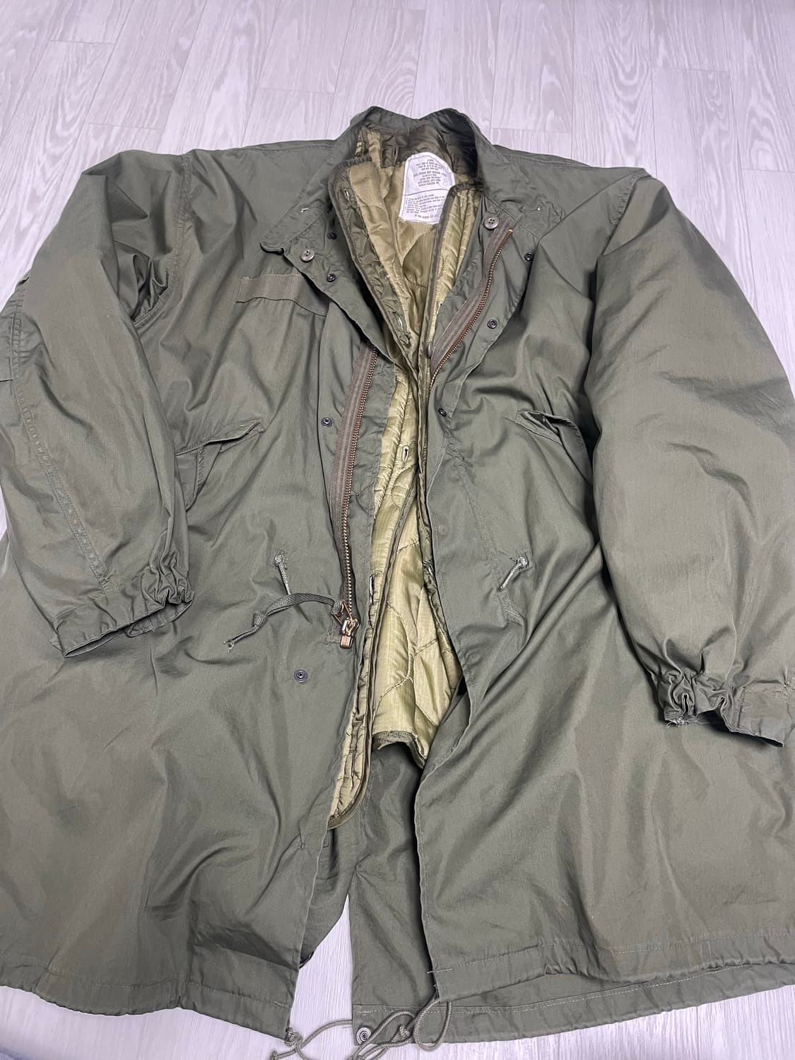 m65피쉬테일 오리지널 민트급 xl 내피세트 상품이미지1