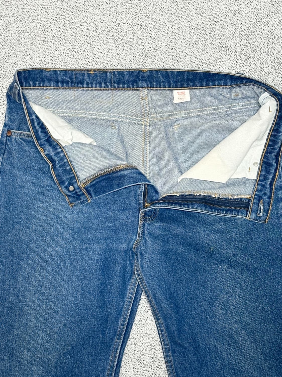 90s 빈티지 리바이스 505 오렌지탭 데님 (실36x31) 상품이미지3