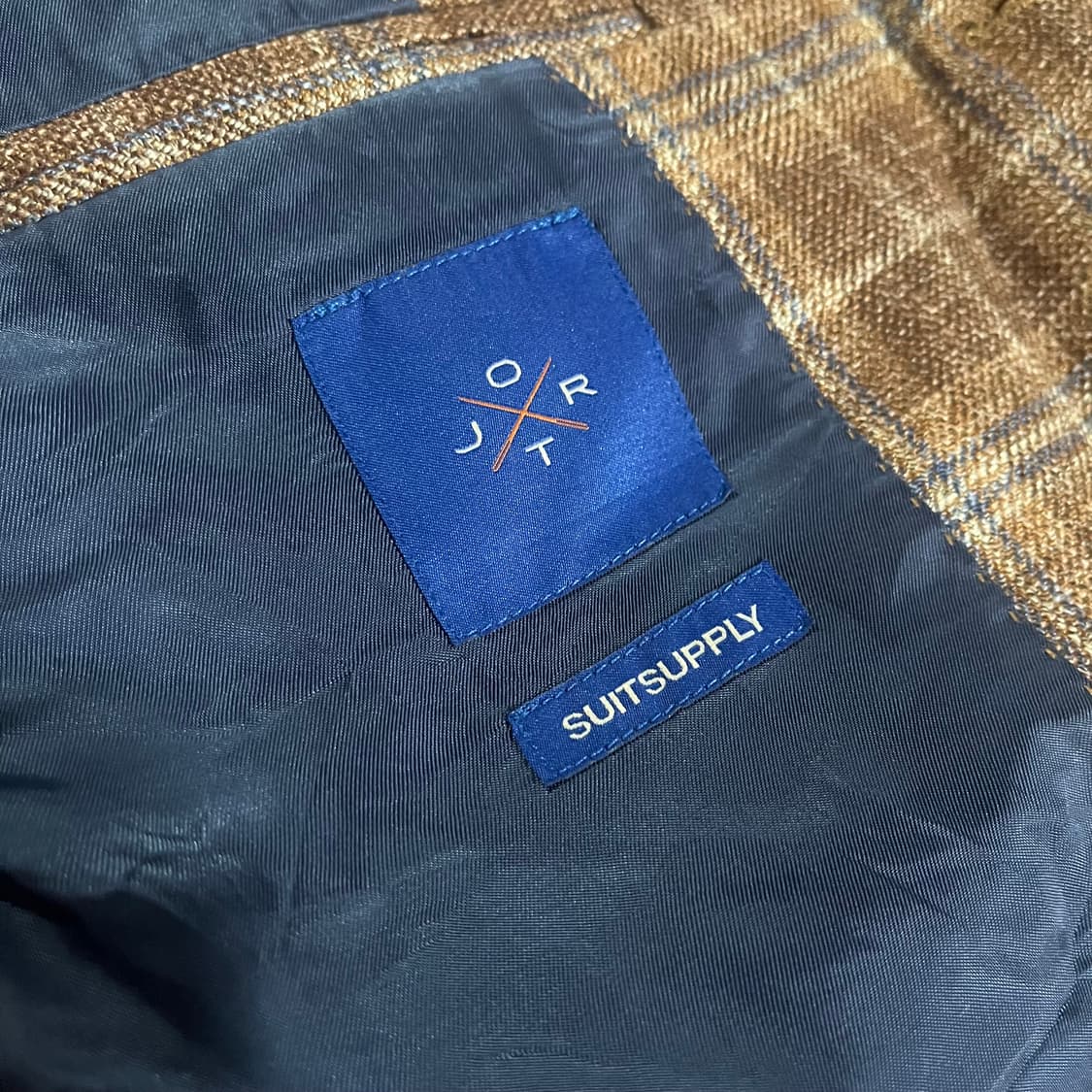 [97] 수트서플라이 타탄체크 린넨실크 자켓 상품이미지8