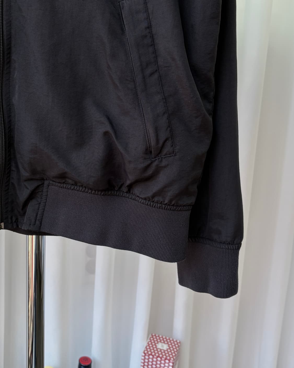 [M]프레드 페리 플리스 후드 바람막이 자켓 상품이미지5