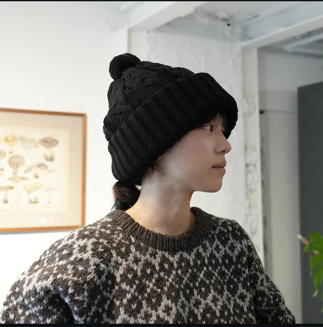 the hw dog and co 도그앤코 빅케이블 비니 상품이미지2