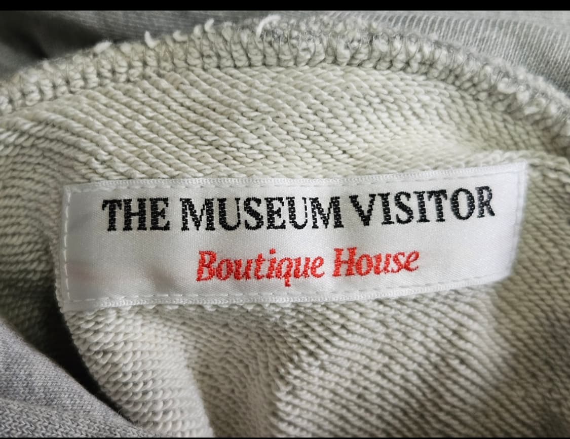 더뮤지엄비지터 컷아웃 후드티 그레이 M 상품이미지5