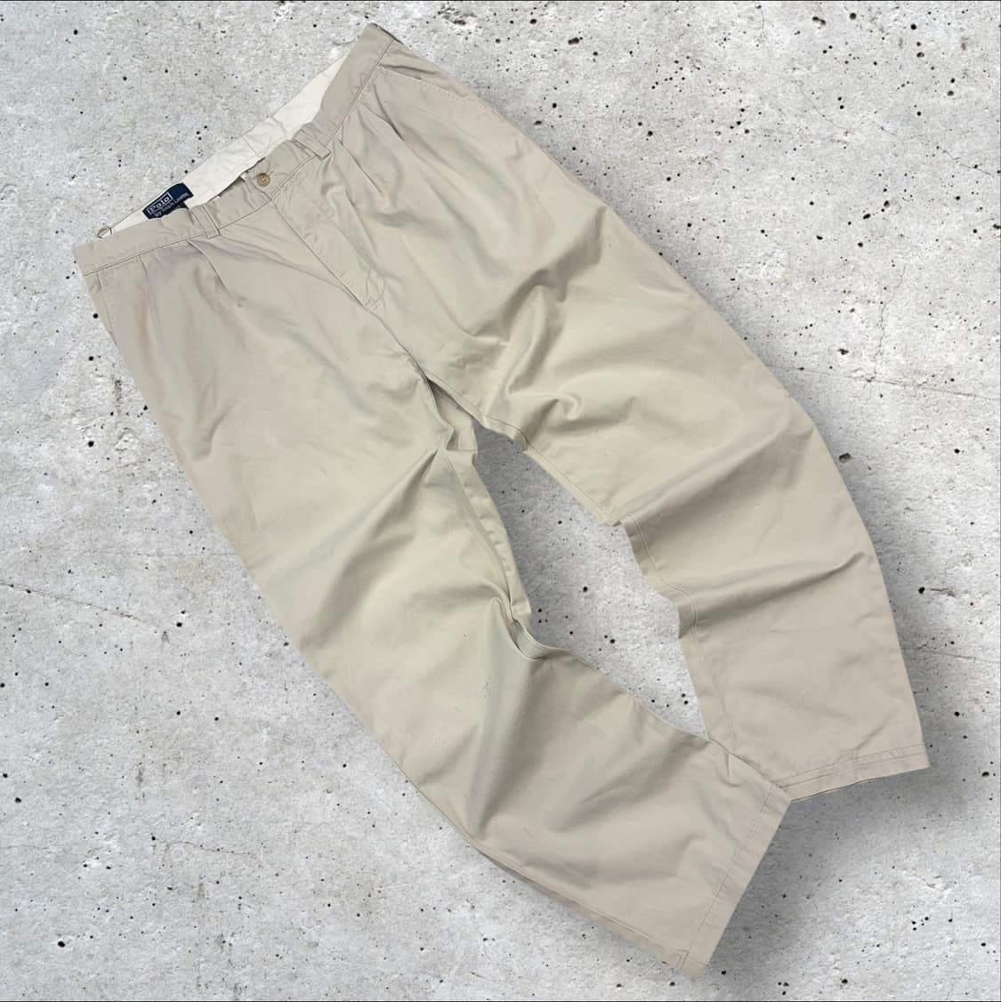 [36x34] 폴로 랄프로렌 치노 베이지 면바지 코튼 팬츠 C24 상품이미지2