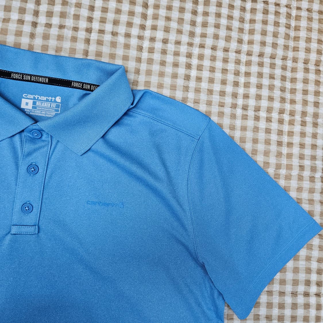 칼하트 기능성 반소매 카라티 남자100~105 상품이미지3