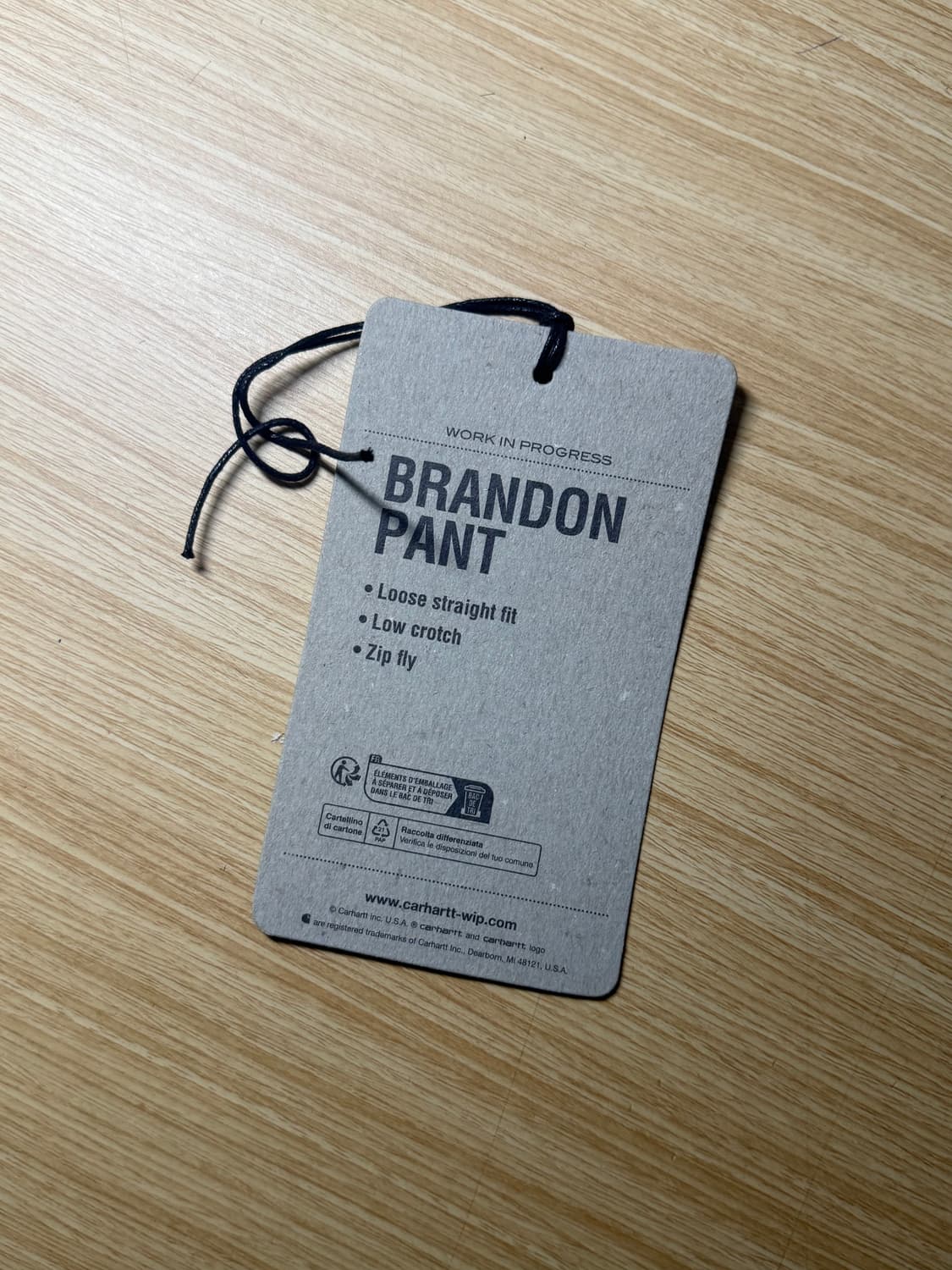 칼하트 윕 브랜든 팬츠 블루 스톤 블리치드 상품이미지7