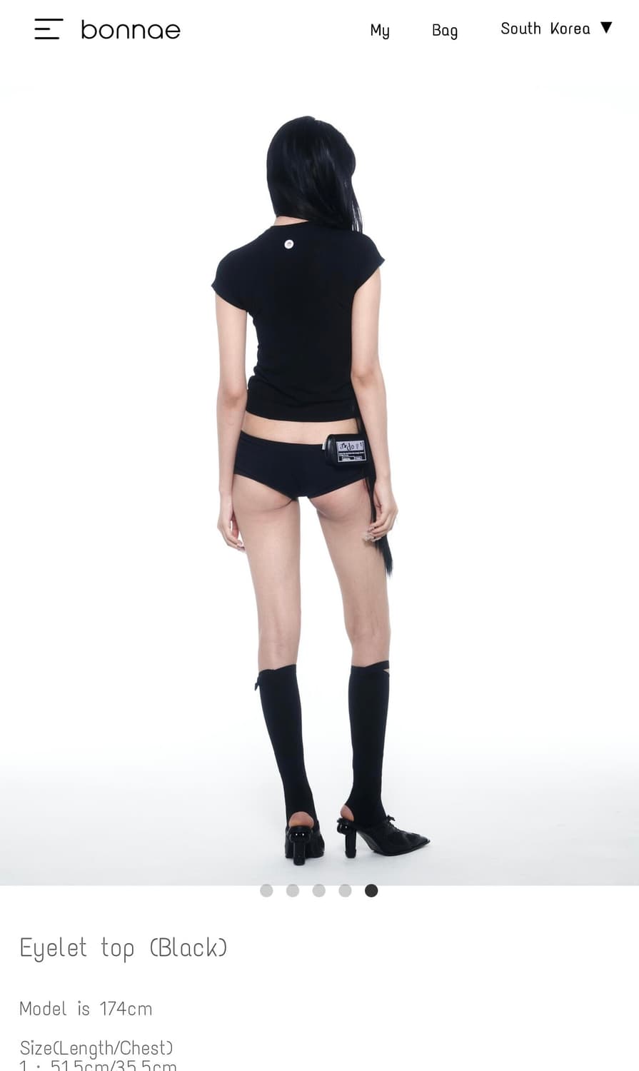 본네 bonnae Eyelet top 반팔티 상품이미지6