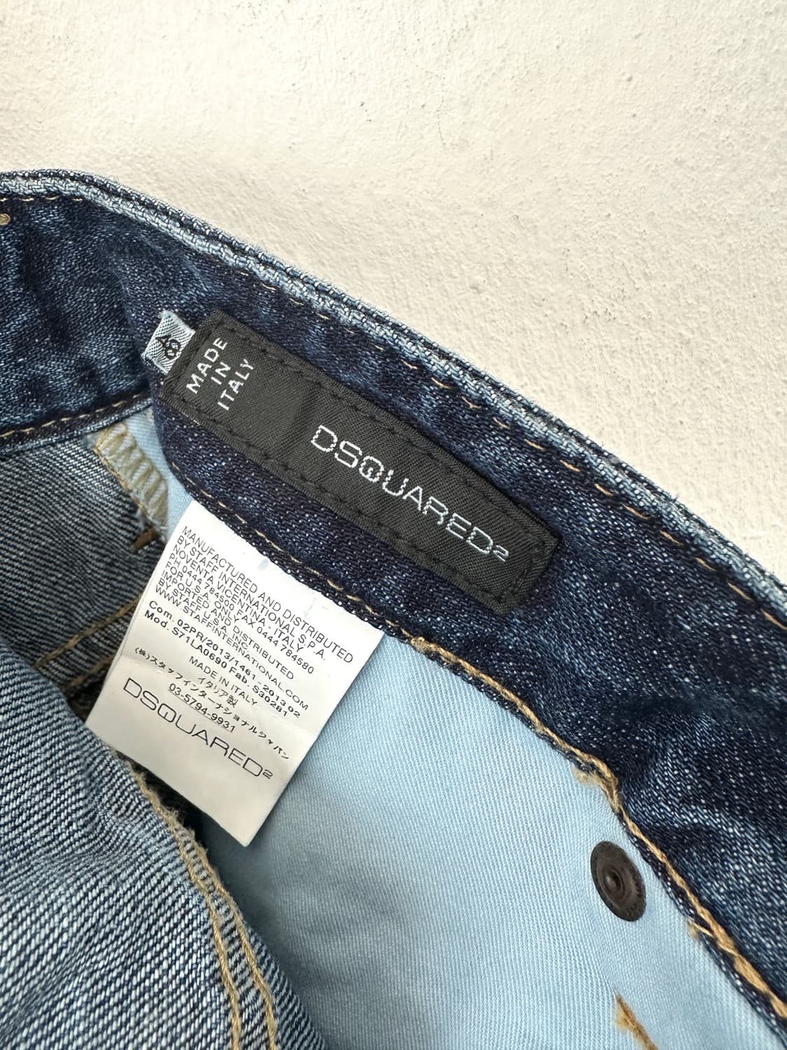 디스퀘어드 아카이브 더티 워싱 슬림진 상품이미지8