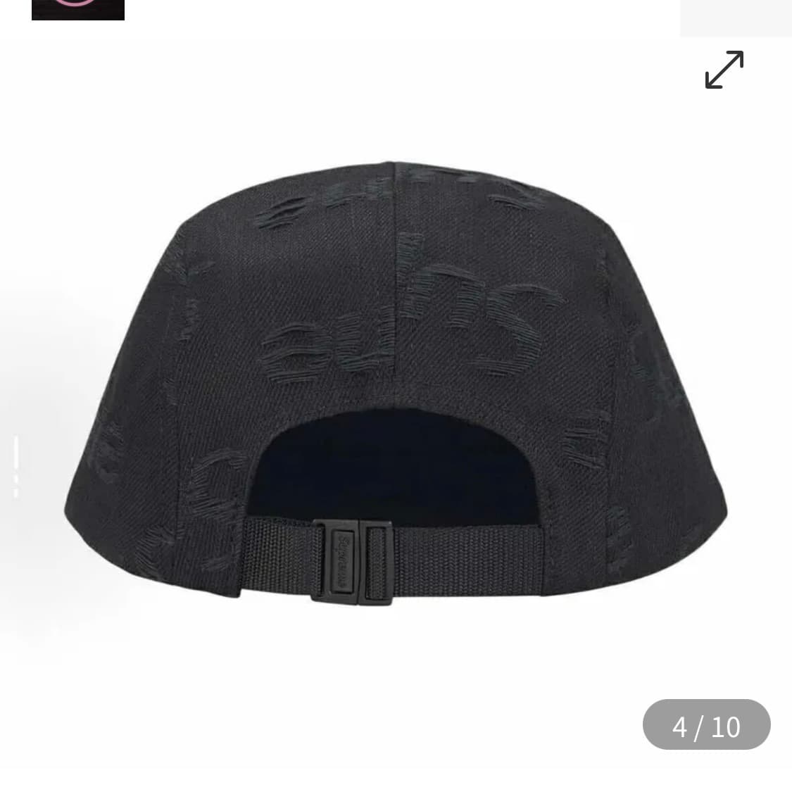 supreme 슈프림 자카드 로거 데님 캠프 캡 상품이미지2