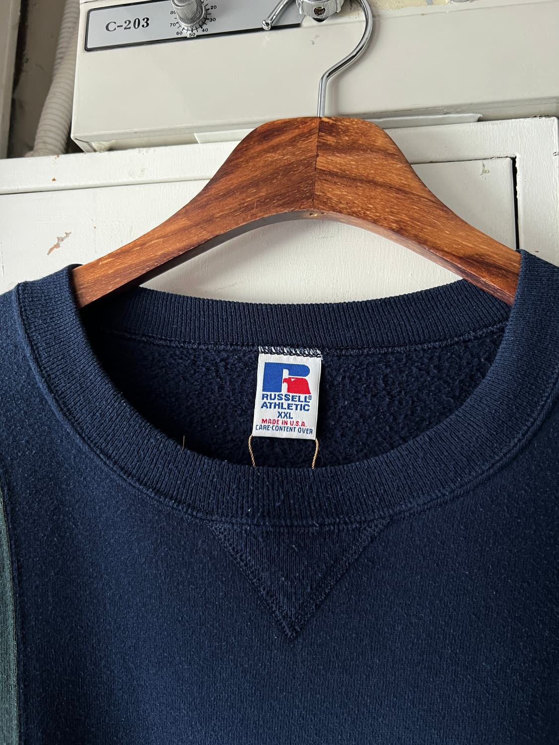 [XL]90's Russell Made in USA 러셀 투톤 스웻셔츠 상품이미지2