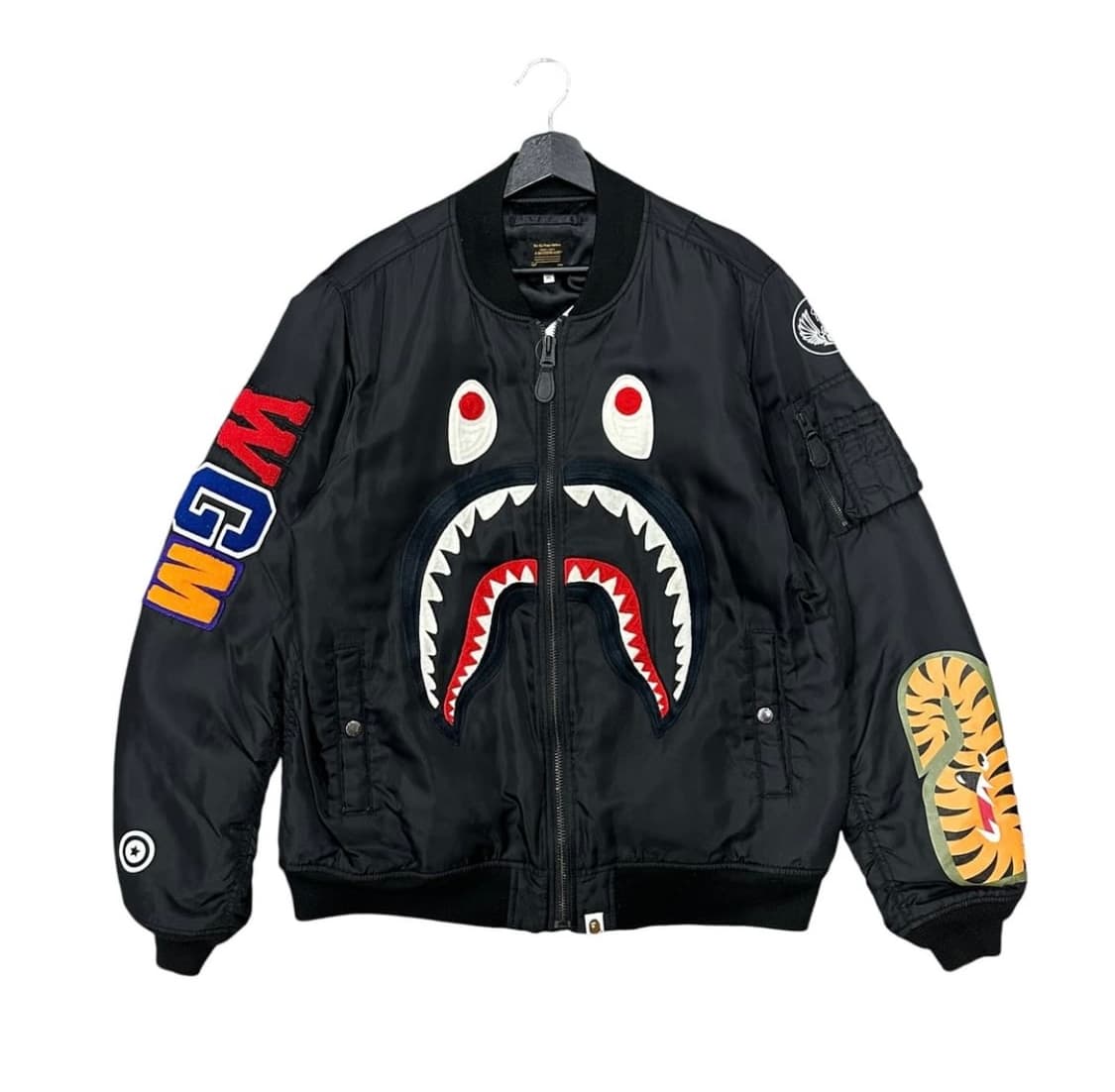 Bape 베이프 샤크 Ma-1 자켓 XL 급처합니다. 상품이미지1