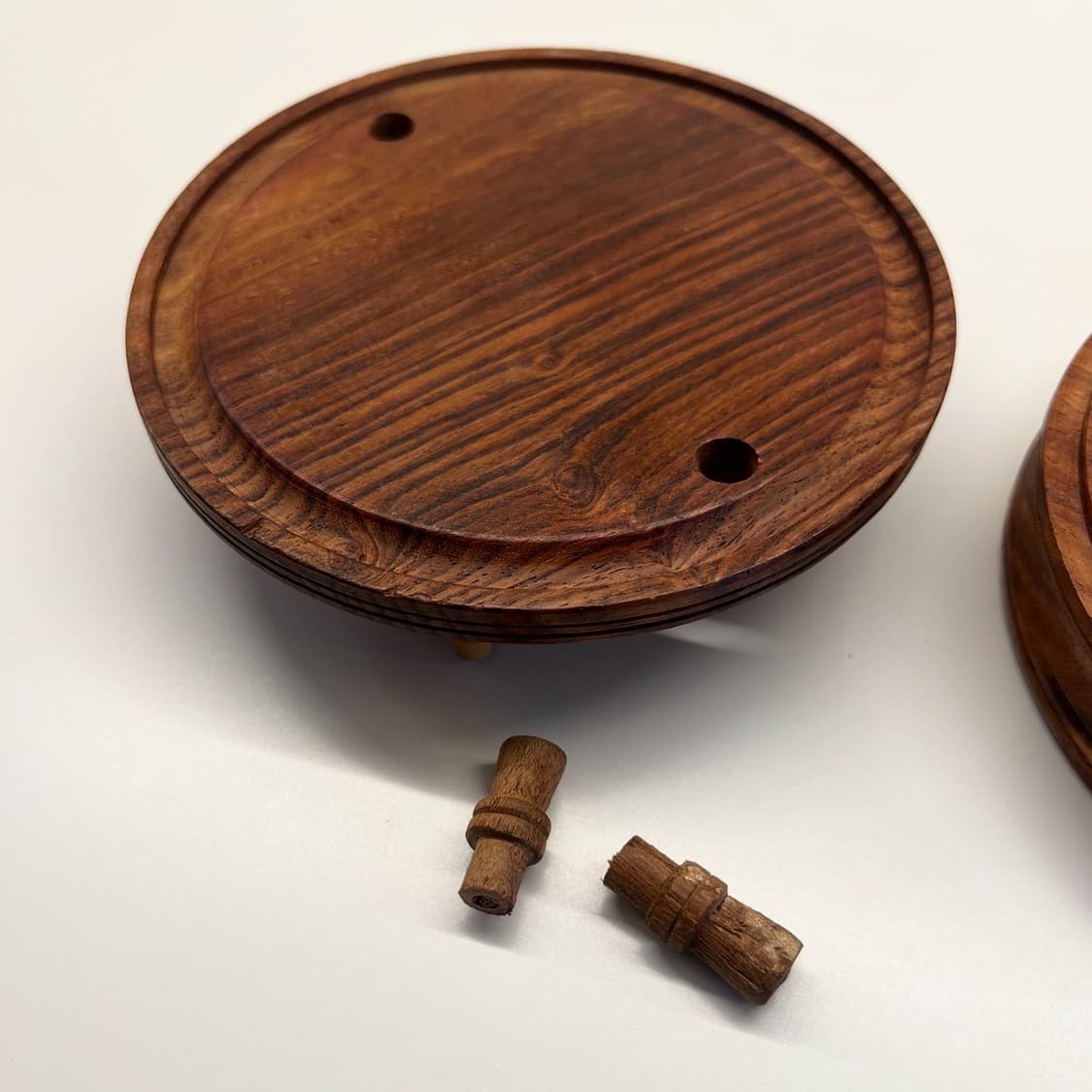 빈티지 라운드 원목 체스게임 상품이미지6