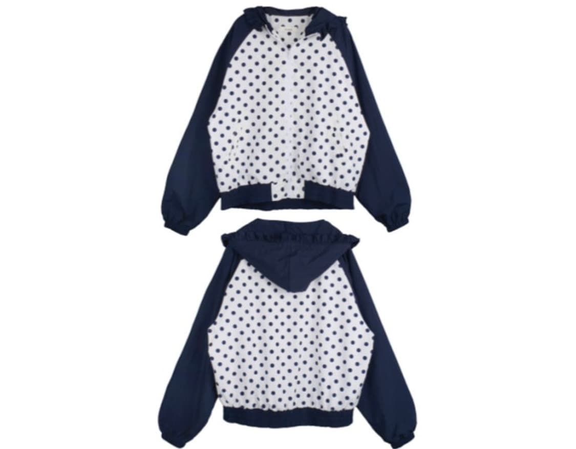 로액슈얼 도트 나그랑 윈드브레이커 네이비 상품이미지2