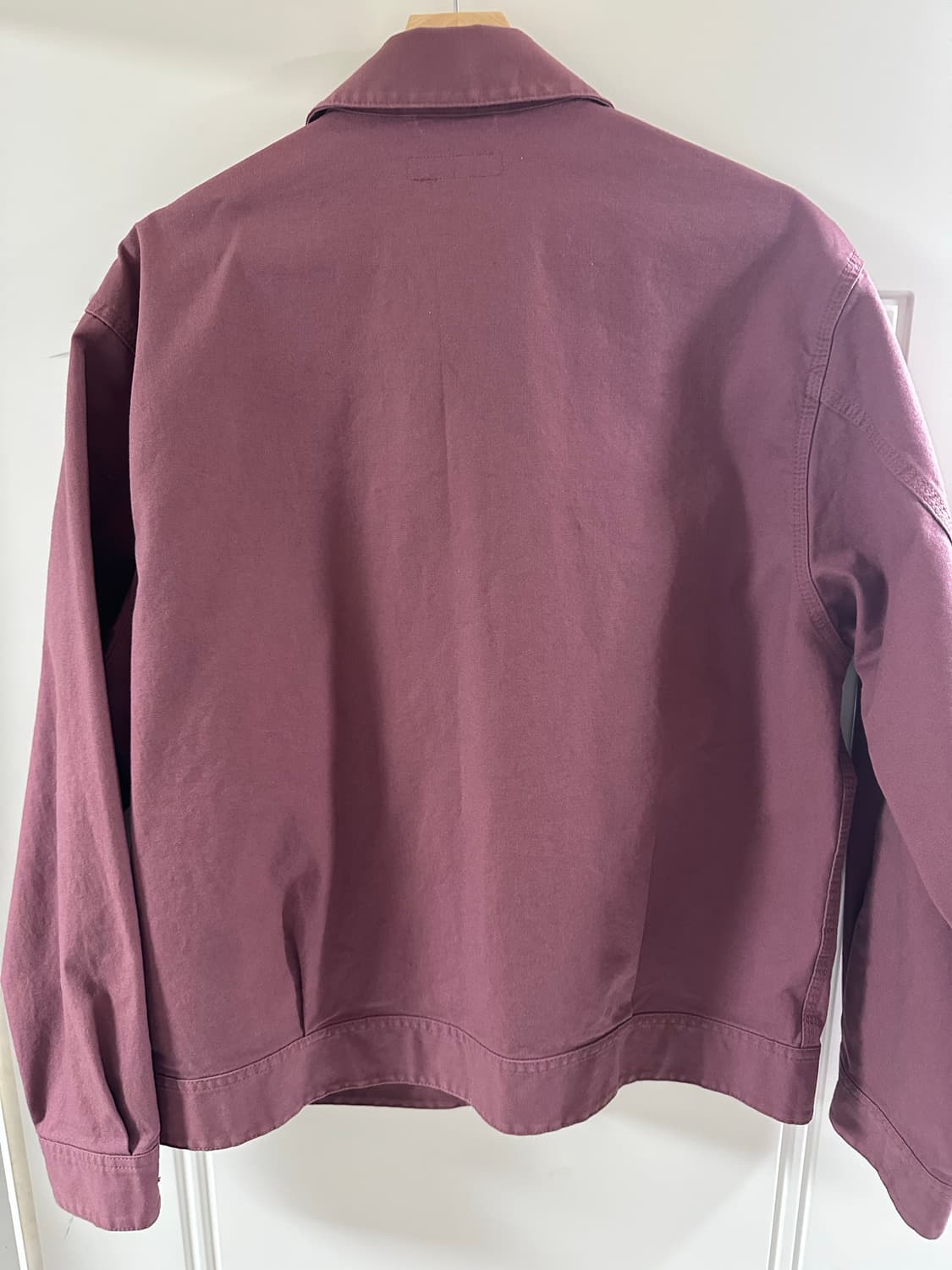 [L] 유니클로 집업 블루종 자켓 퍼플 상품이미지3