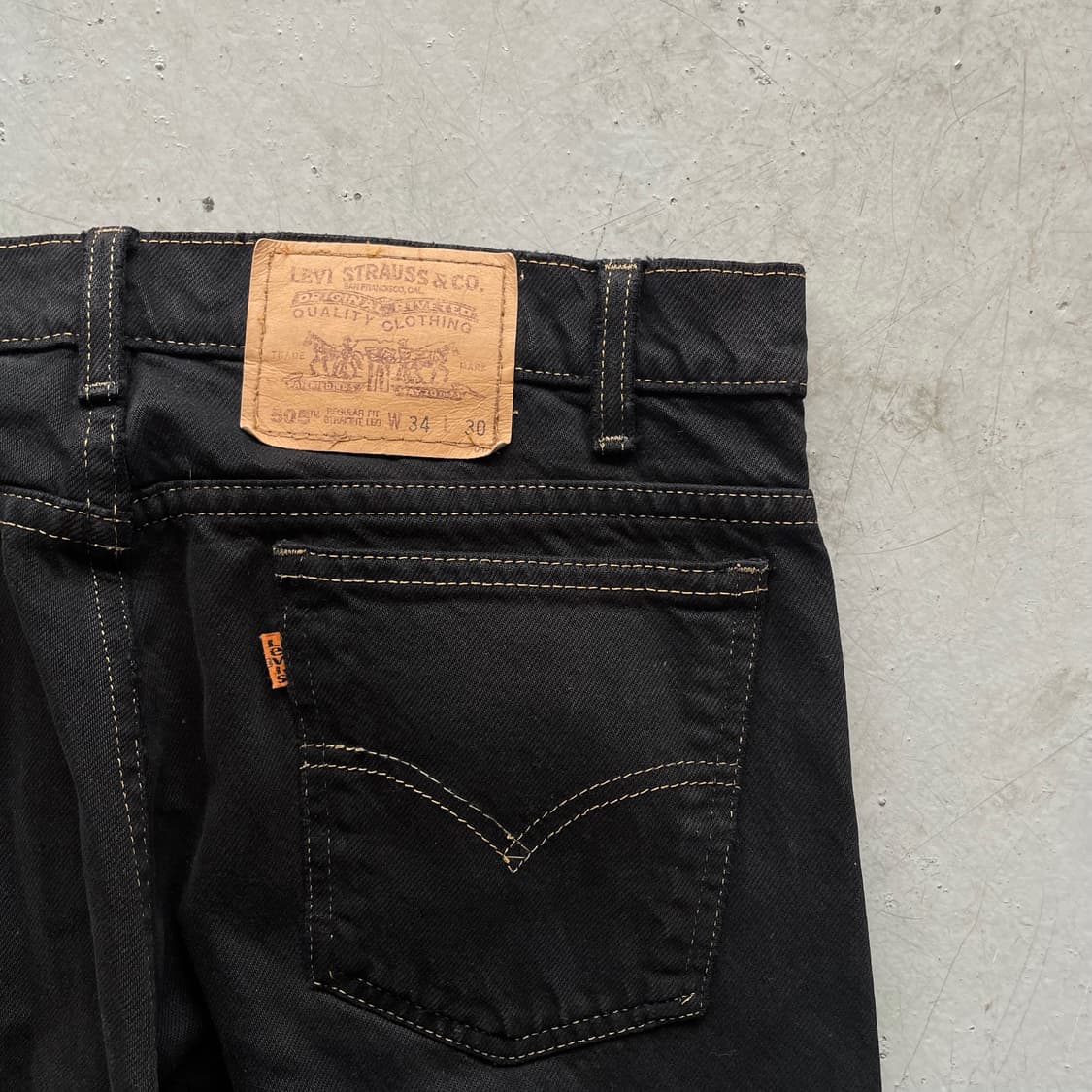 1990’s Made In Brazil Levi’s 505 Orange  상품이미지4