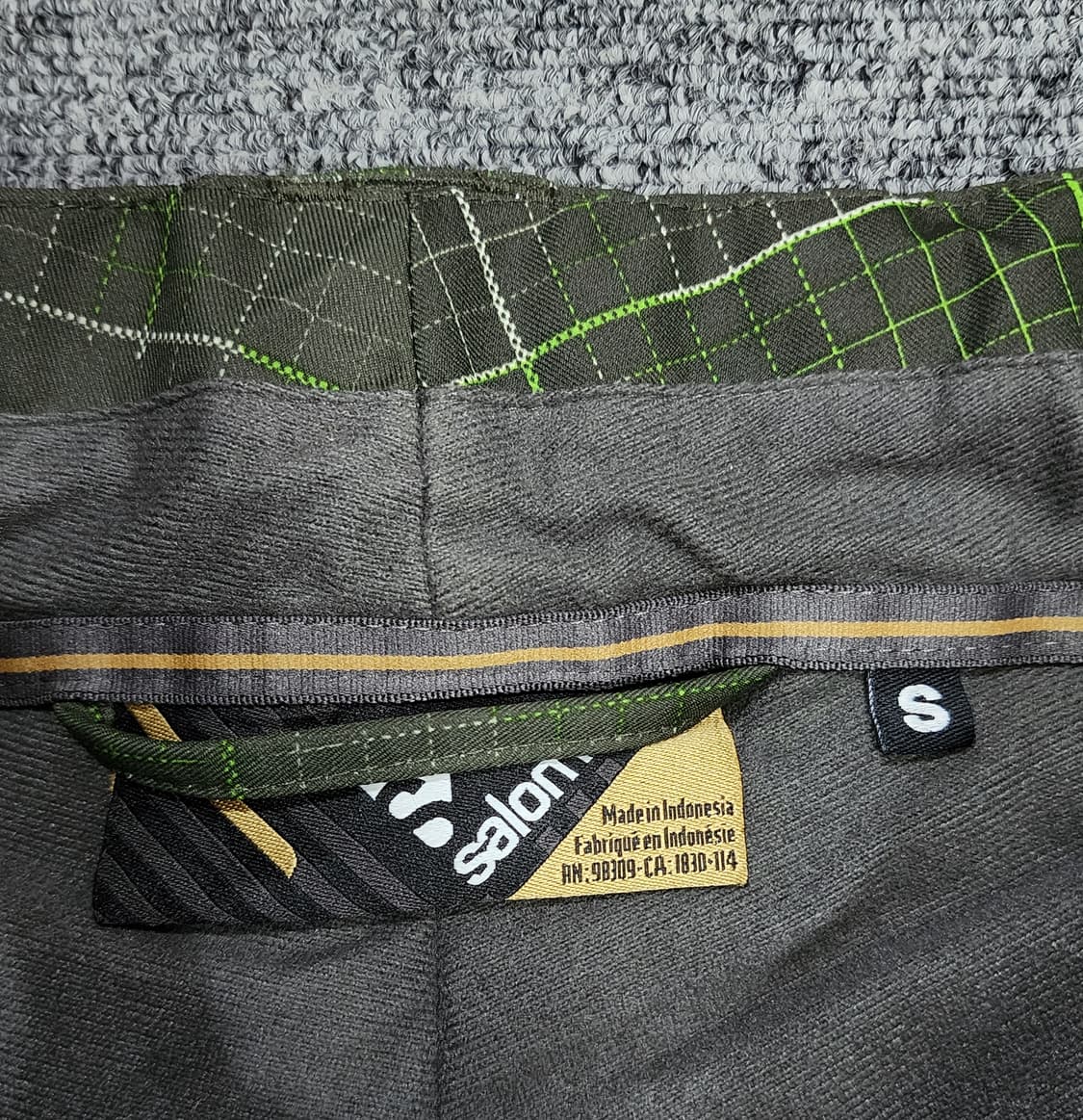 살로몬 스노우팬츠 스키 보드 팬츠 갱스터 맨 패딩팬츠 바지 S 상품이미지7