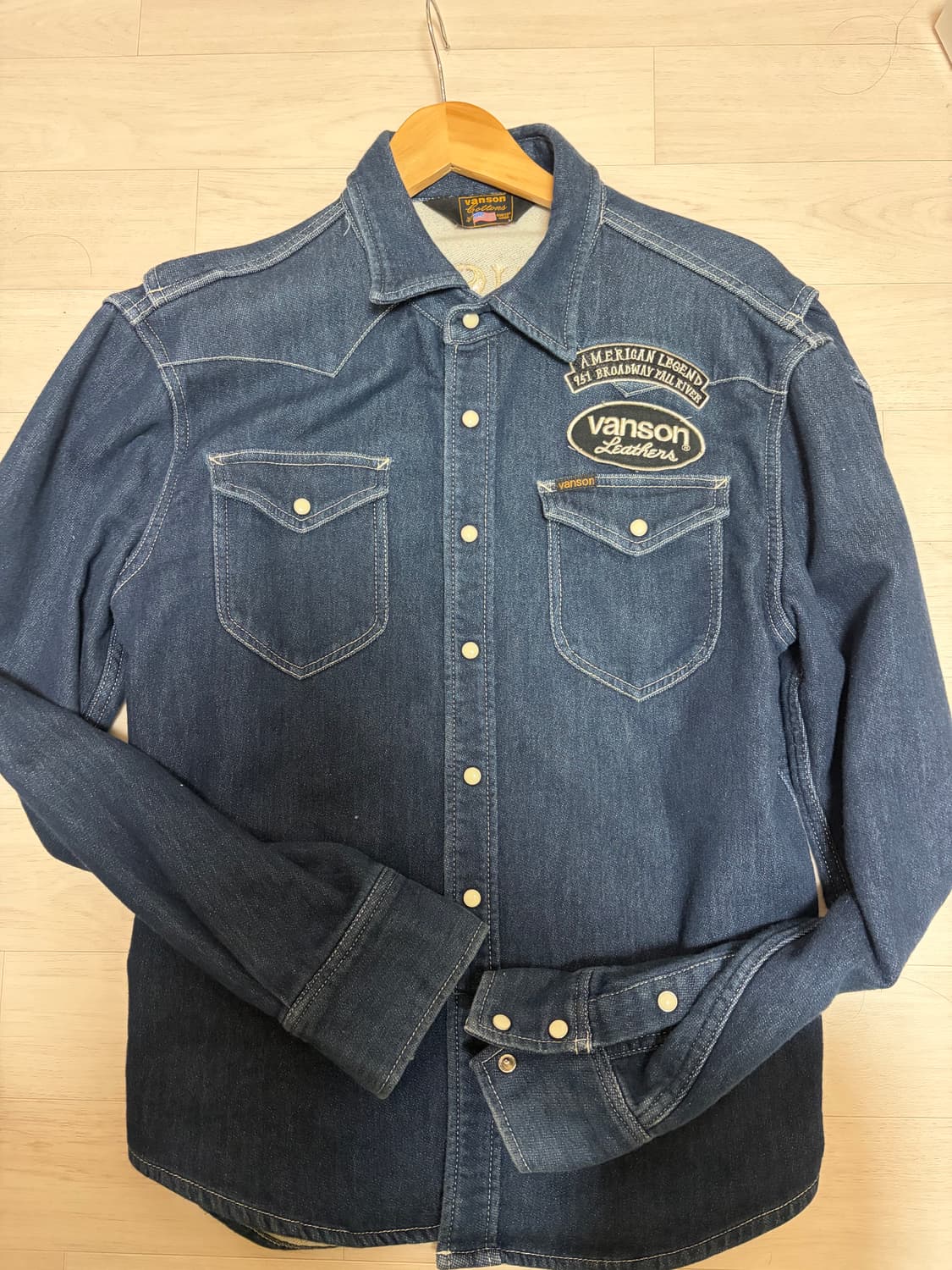 vanson leather 데님자켓 데님셔츠 청자켓 상품이미지1