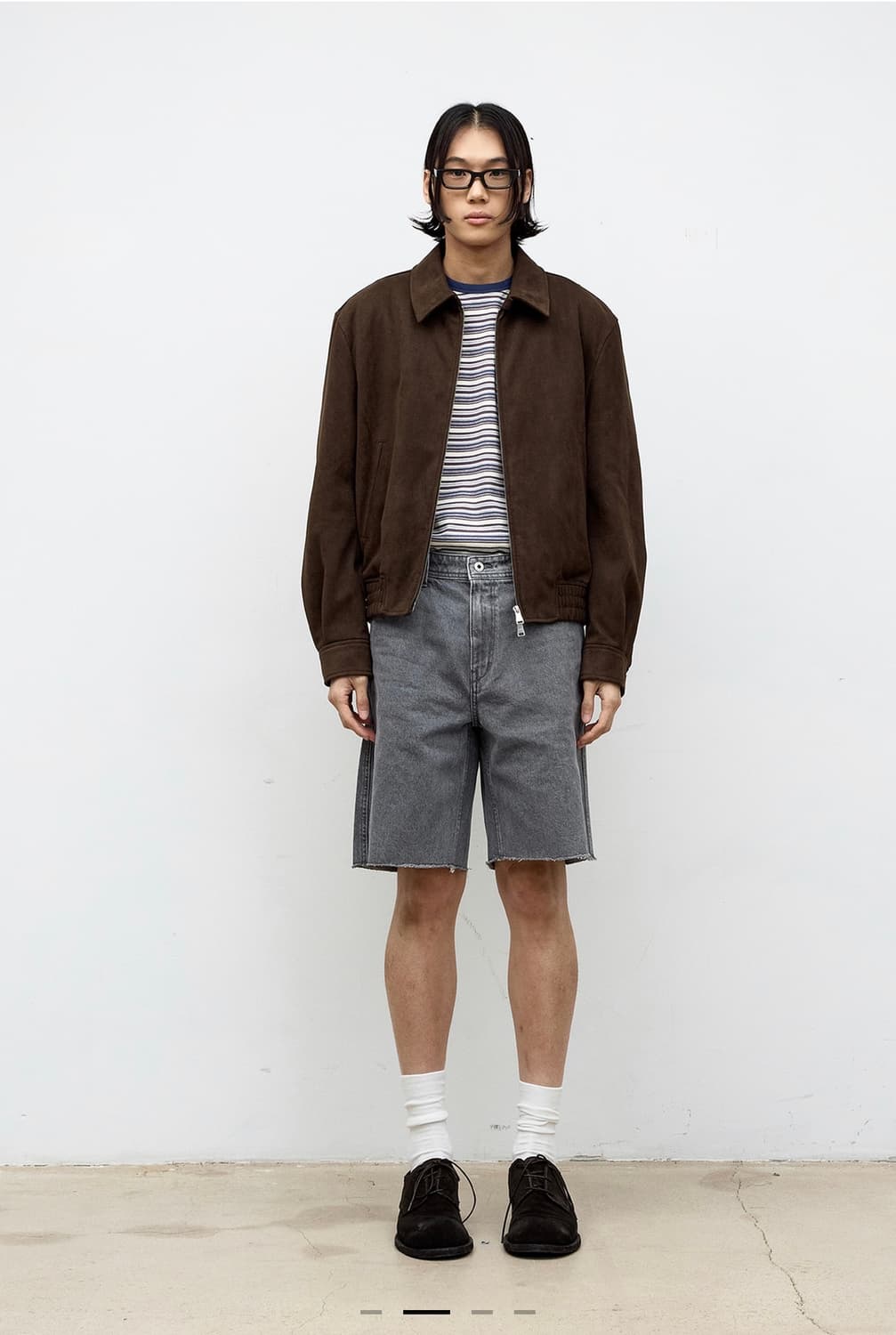 쿠어 퀄티드 페이크 스웨이드 스윙 자켓 (거의 새상품) 상품이미지3