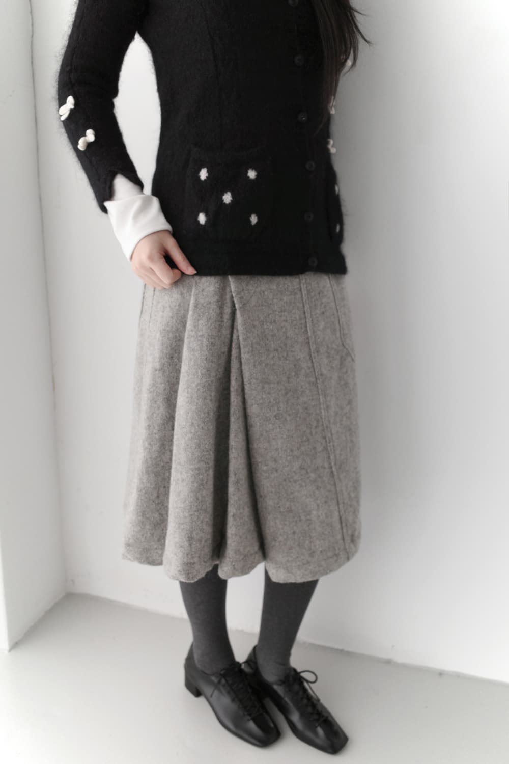 button wrap skirt 상품이미지7