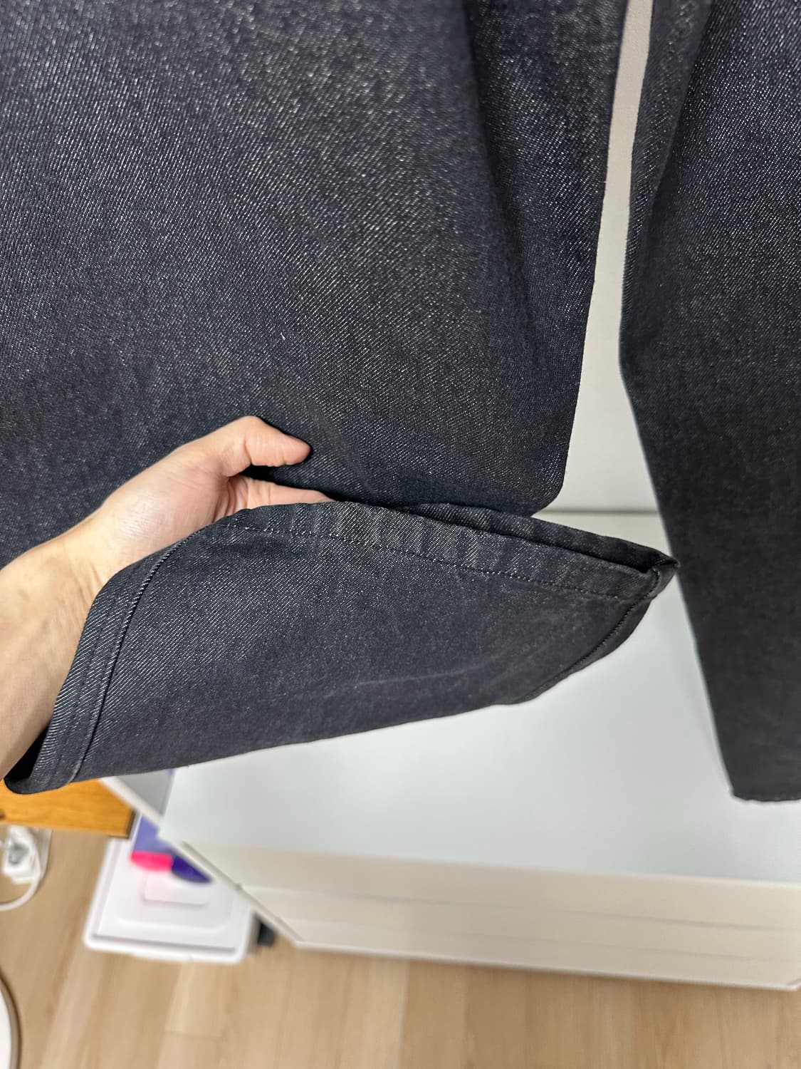 다임 인디고 배기 데님 팬츠 36 급처 상품이미지6