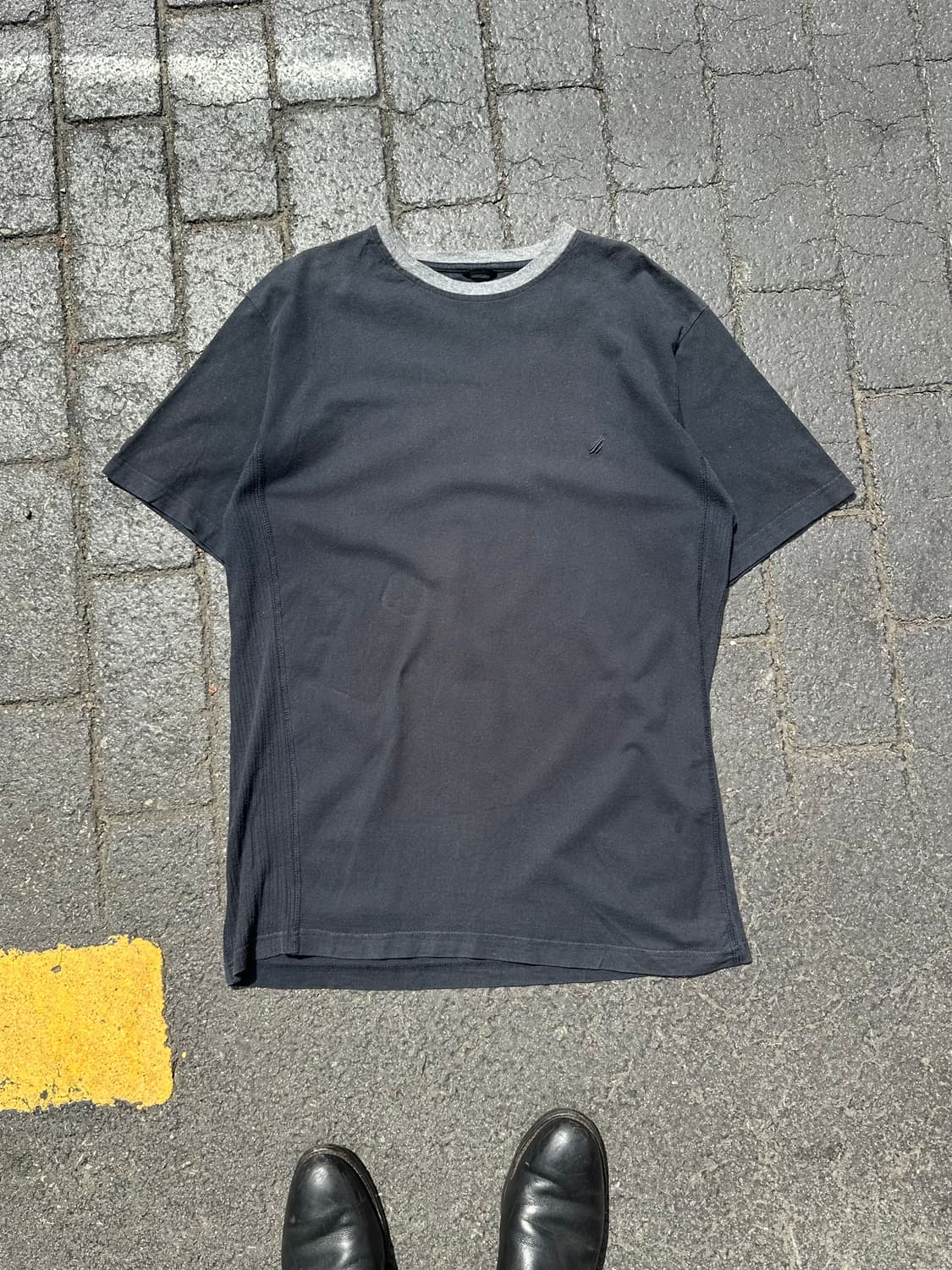 00’s Nautica line detail cotton T-shirt 상품이미지1