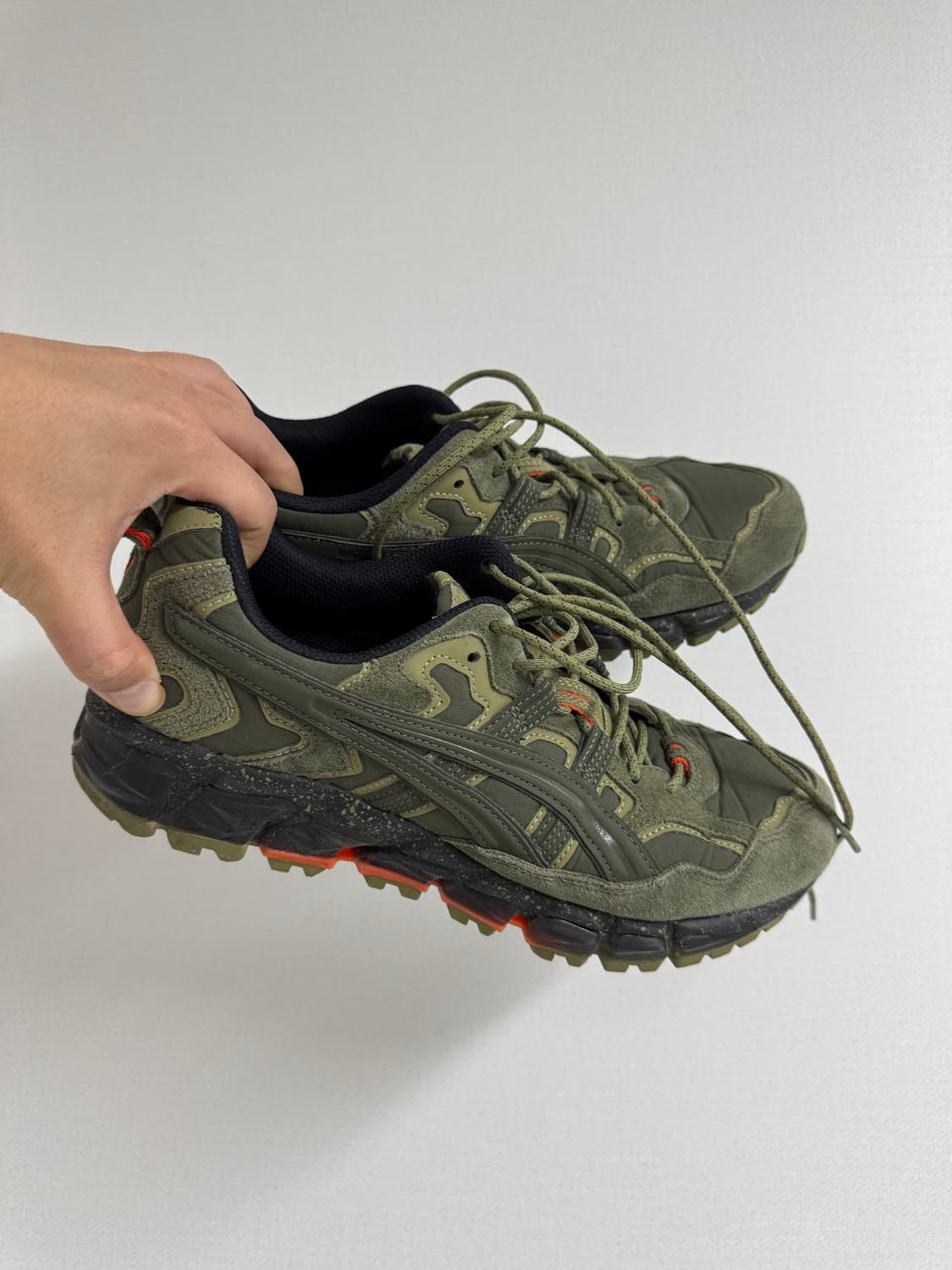 아식스 젤 난디 360 올리브 캔버스 275 상품이미지1