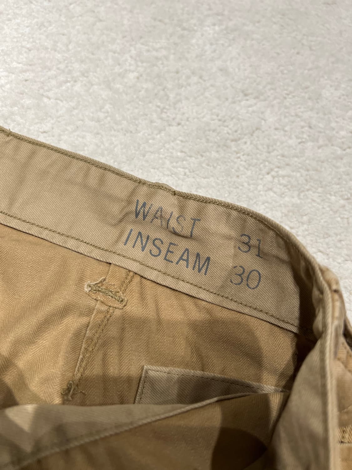 RRL 헤링본 트윌 카고 팬츠 31x30 상품이미지5