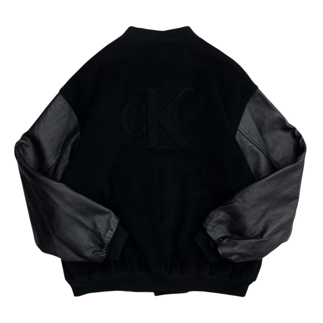 캘빈클라인 블랙 바시티 모 가죽자켓 95 상품이미지3