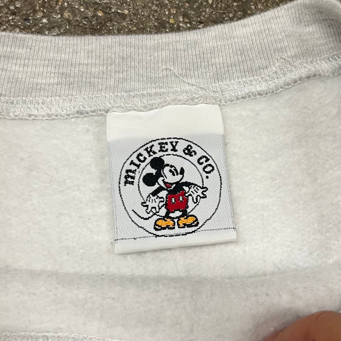 90s USA 미키마우스 스웻셔츠 (100) 상품이미지5