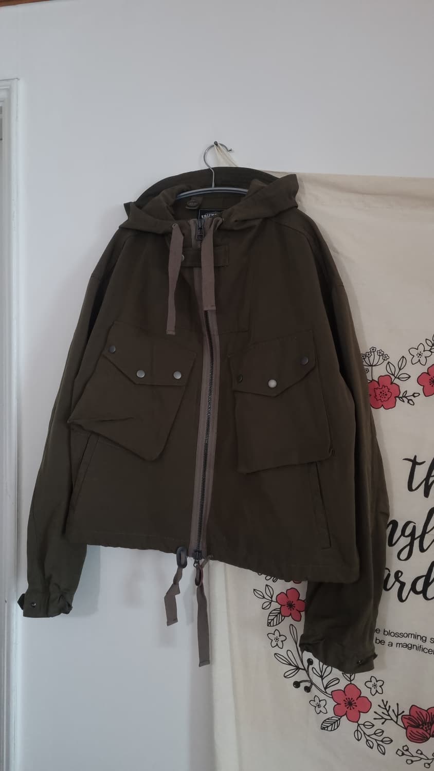 프리즘웍스 SMOCK HOODED PARKA - OLIVE 상품이미지4