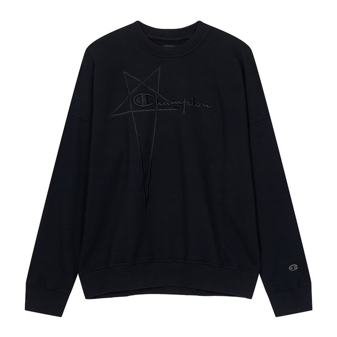 릭오웬스 챔피언 자수 로고 맨투맨 M 상품이미지1