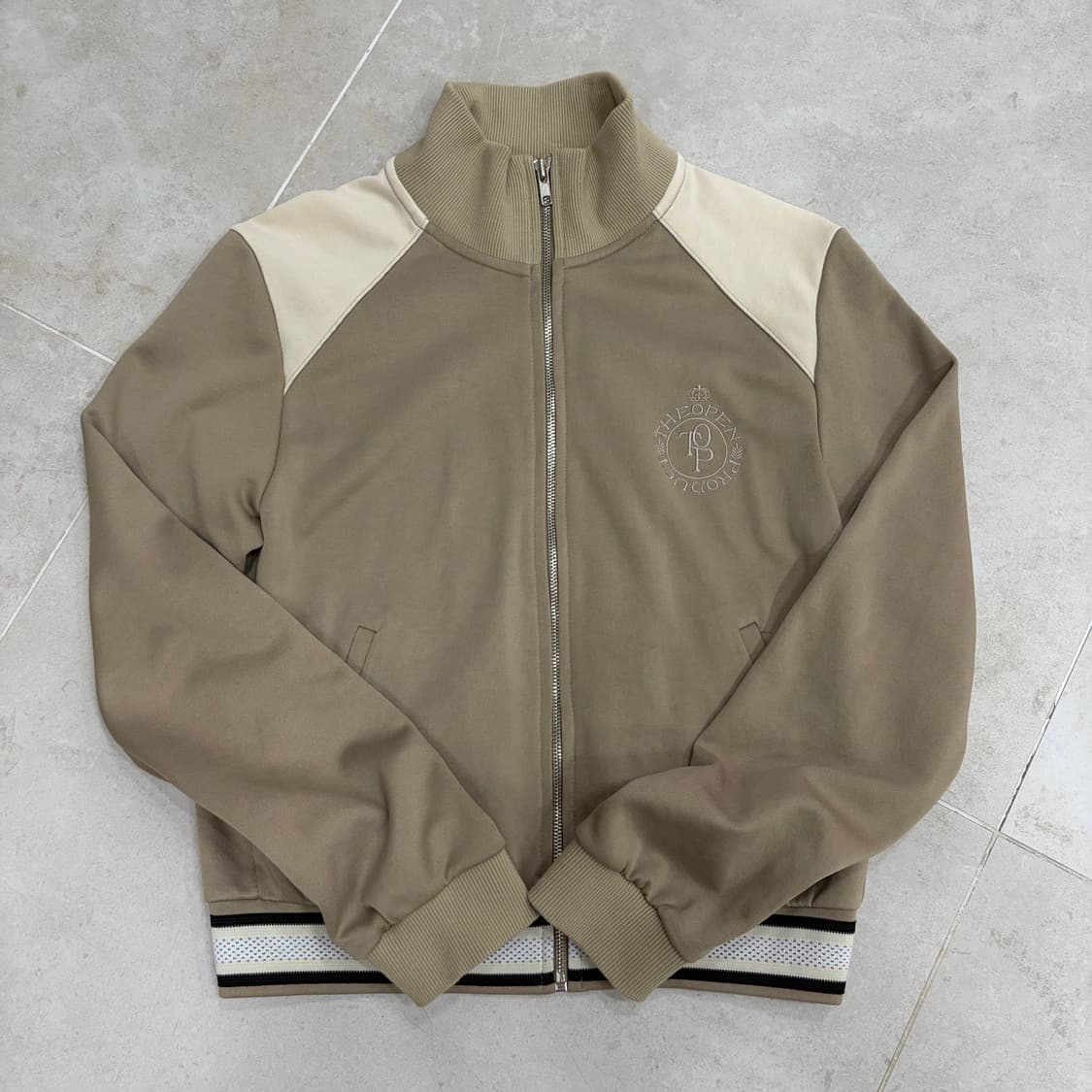 TheOpen Product OPEN YY 져지 트랙 자켓 베이지 상품이미지1