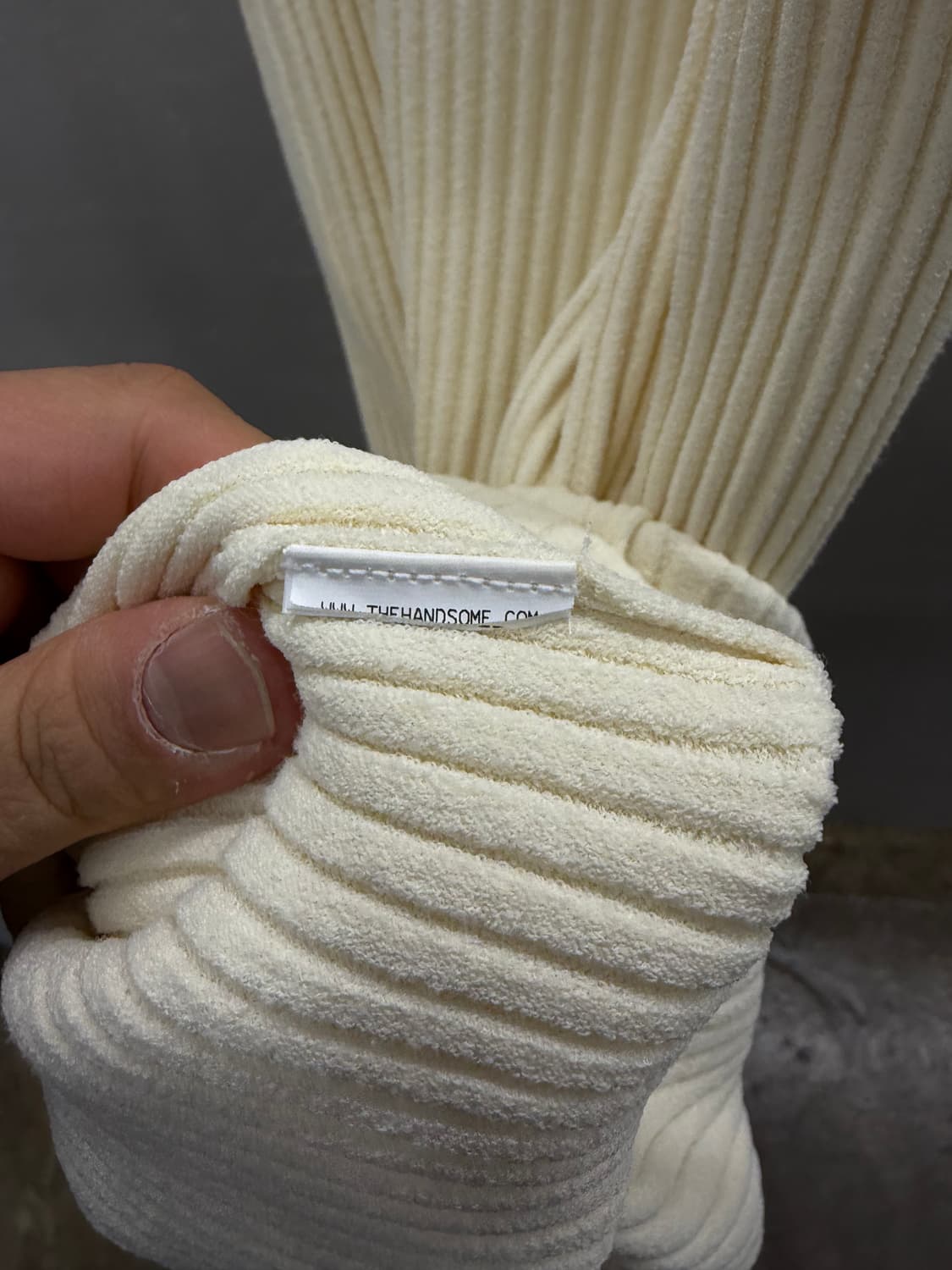 TIME 타임 니트 롱 원피스 아이보리 상품이미지5