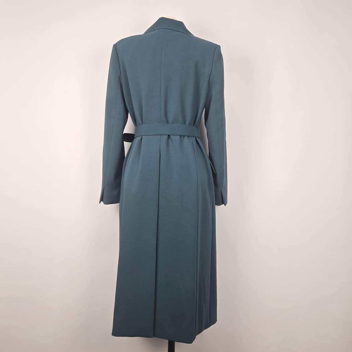 0827 타시뉴욕 벨트 롱 트렌치 코트 청록색 상품이미지2