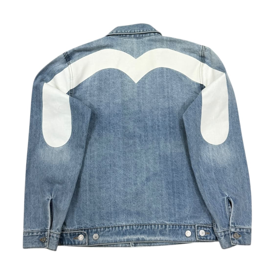 에비수 빅로고 빅다이콕 데님 청자켓 라이트 인디고 블루 L 상품이미지3
