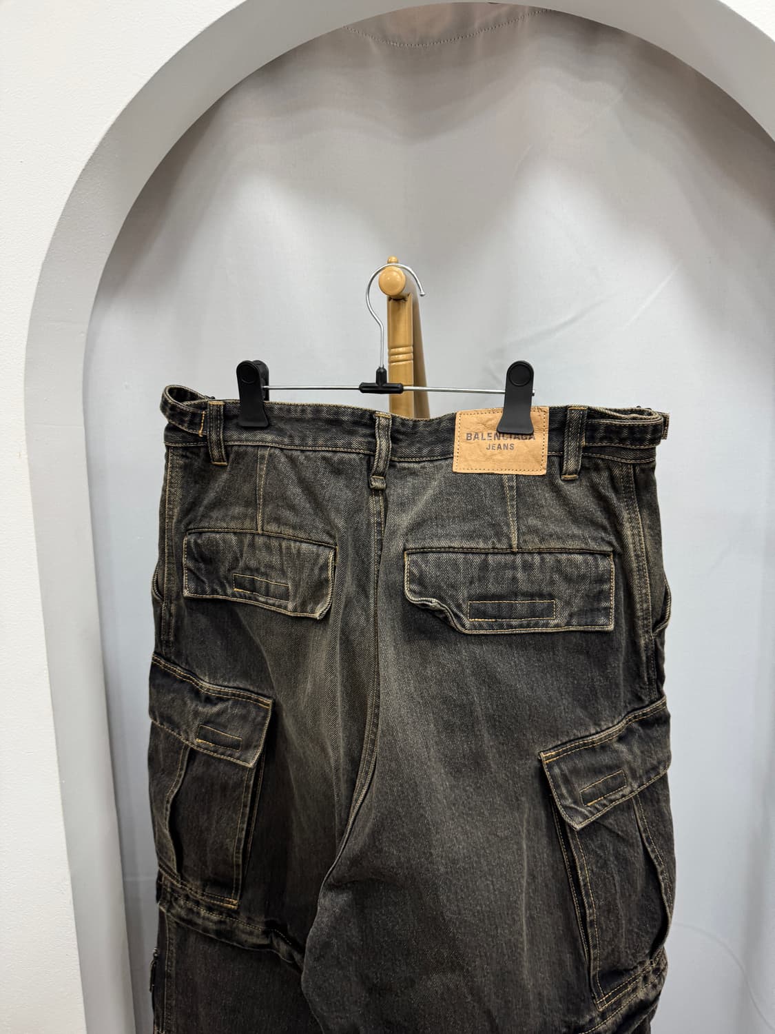 백화점판 새상품급 발렌시아가 재패니즈 데님 카고 팬츠 M  상품이미지2