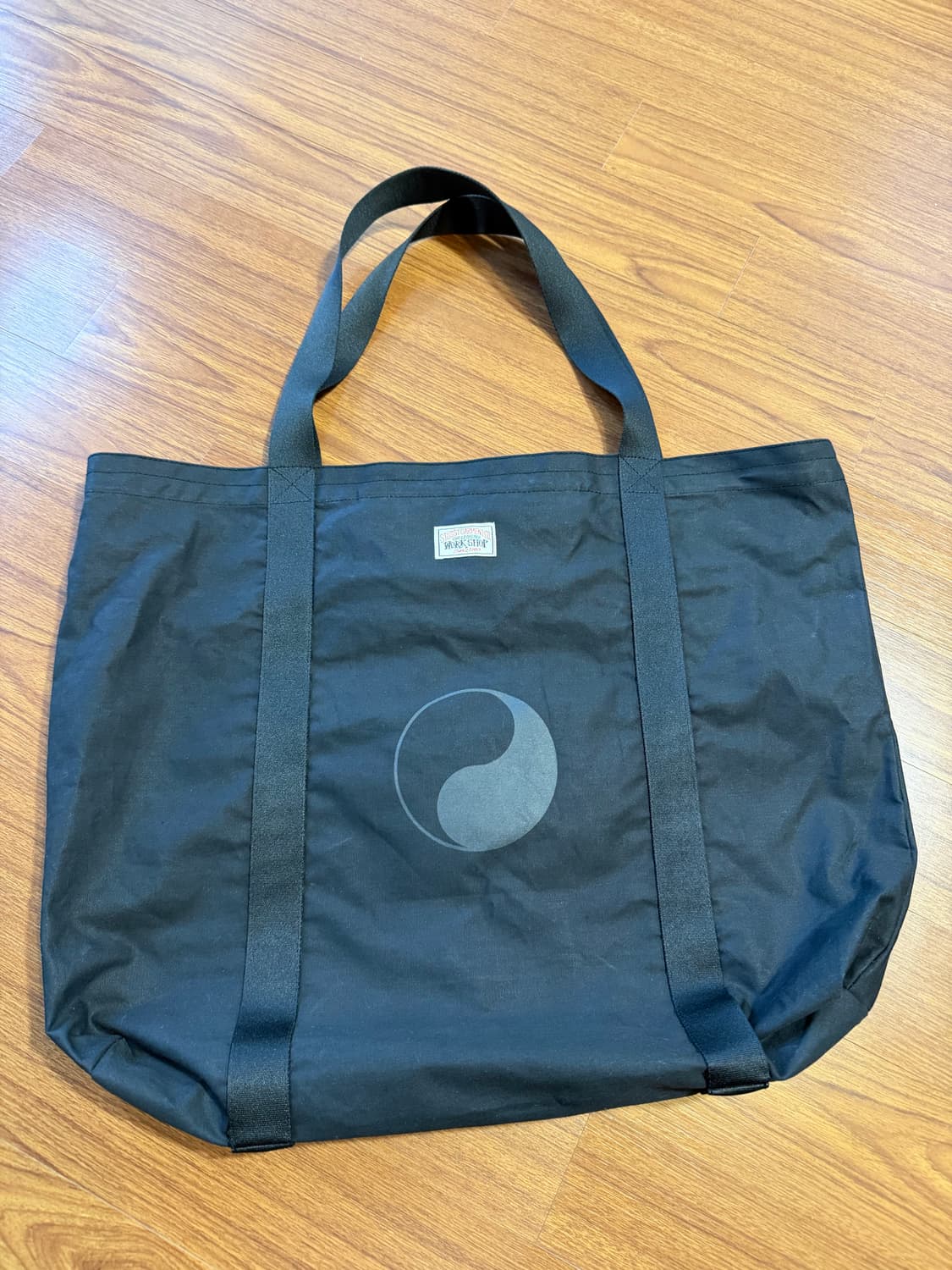 스투시 아워레가시 빅 비치 토트백 블랙 상품이미지3