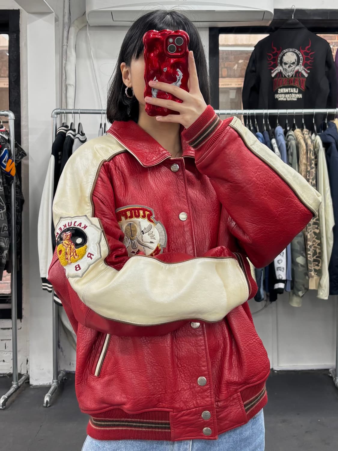 RBC 스콜피온 레더 봄버 자켓 상품이미지4