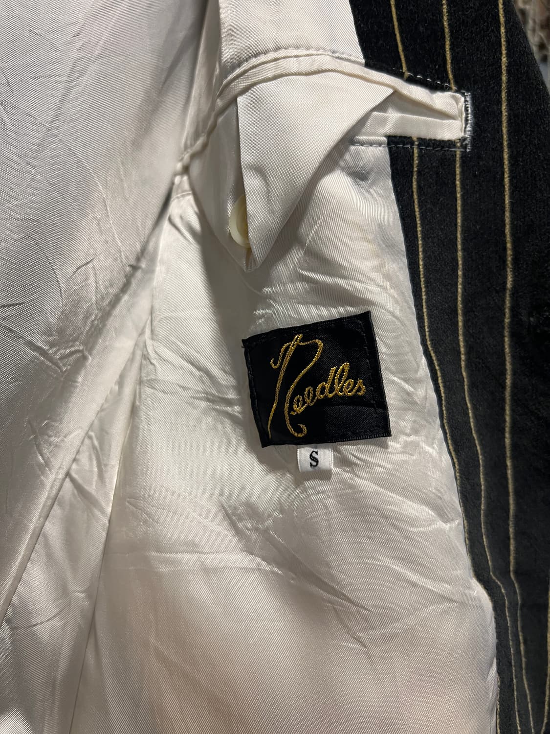 [S]Needles 니들스 20aw 벨벳 스트라이프 블레이저 상품이미지7