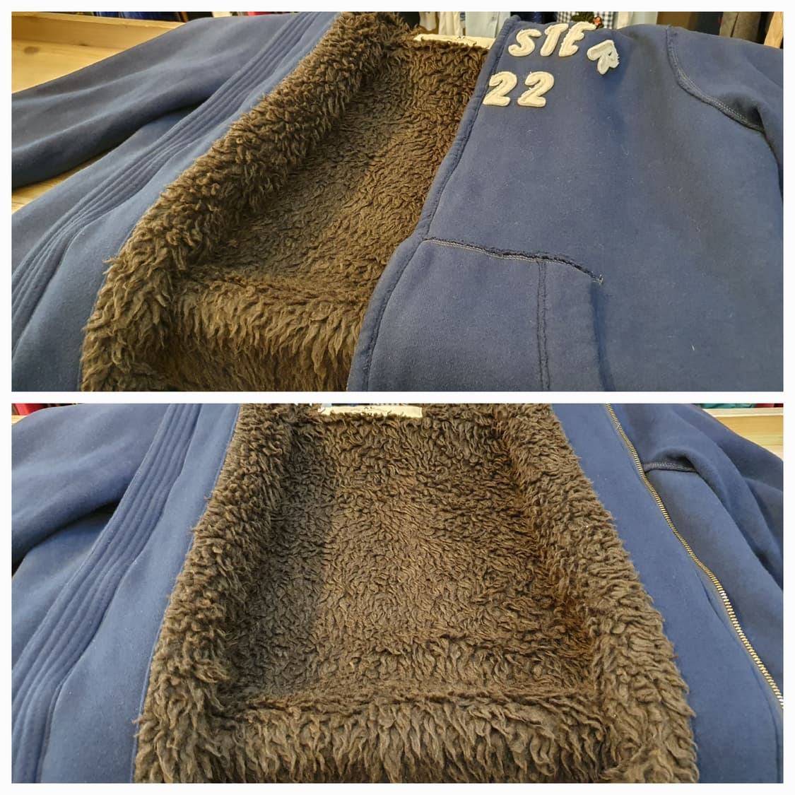 105.홀리스터 퍼 후드집업 상품이미지6