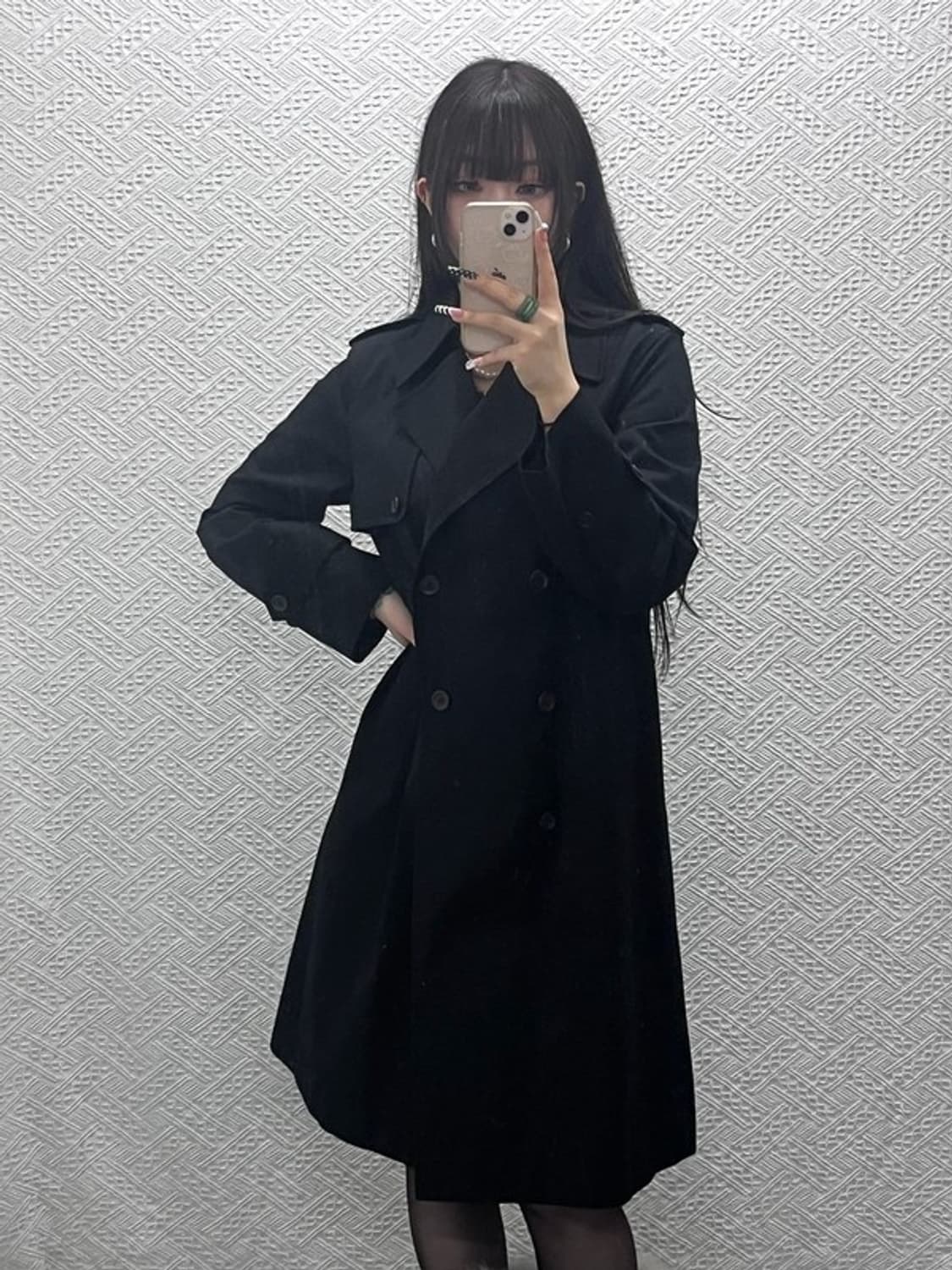 유니클로 C 캐주얼 모던 시크 트렌치 코트 S C10232 상품이미지1