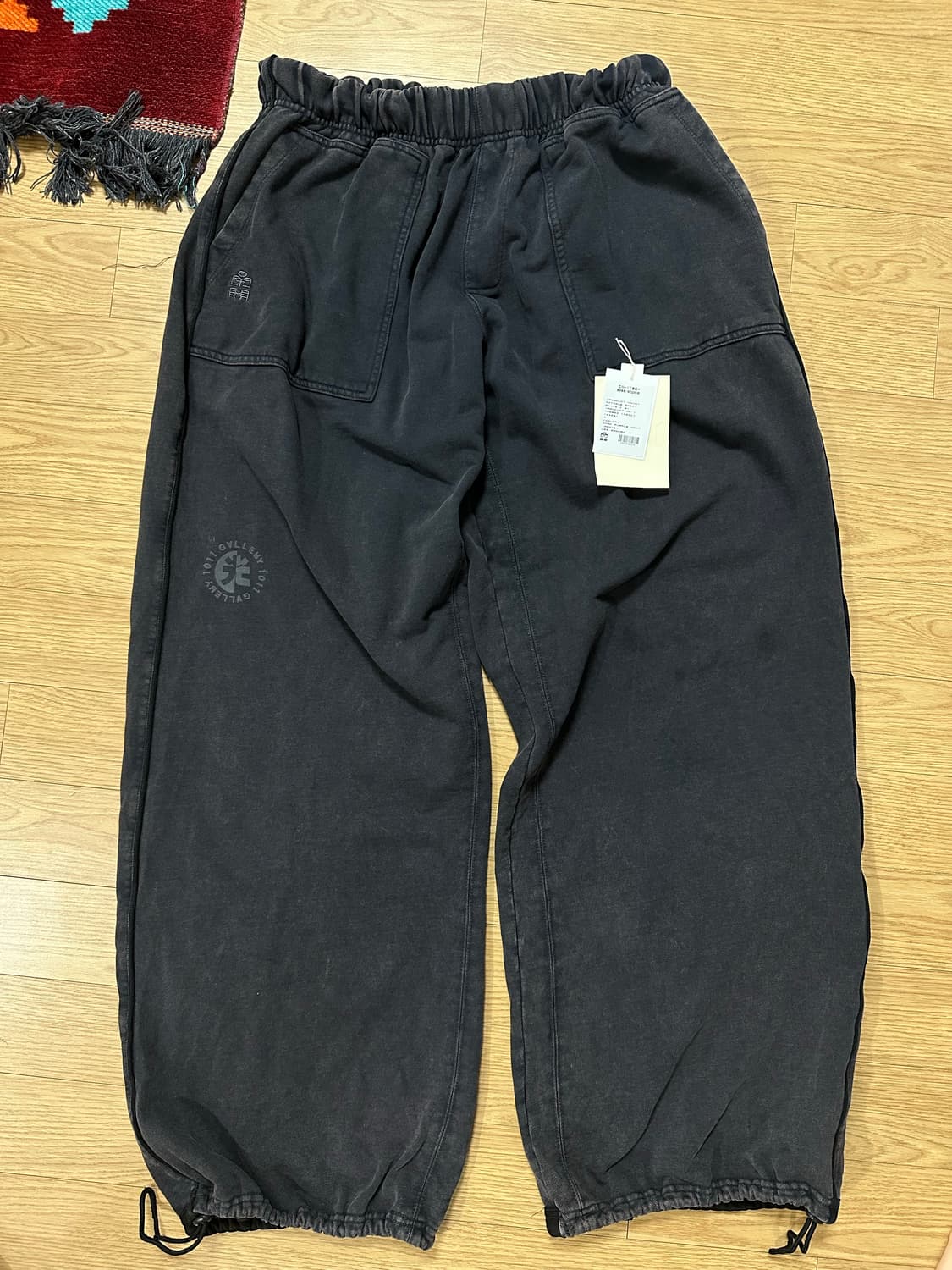 4) 폴리테루 퍼티그스웻팬츠 다크퍼플네이비  상품이미지1