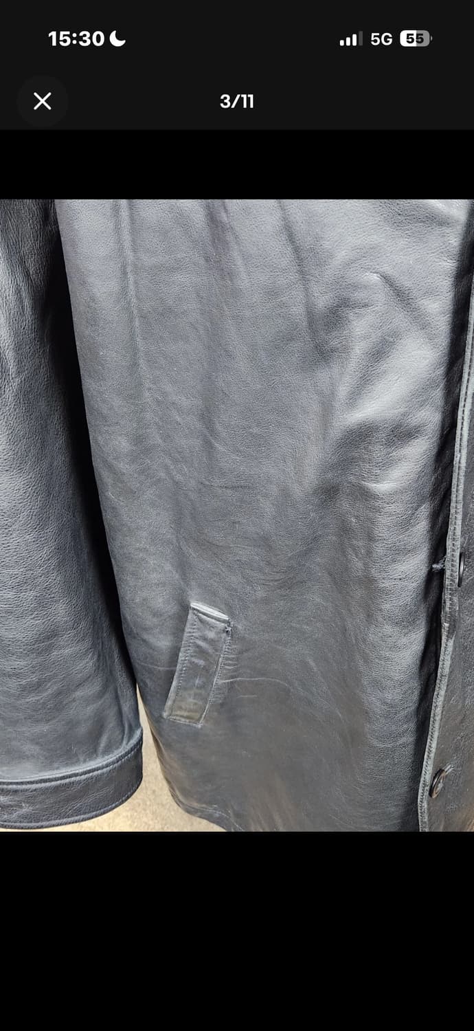 XL) 올드 갭 레더 카코트 xl  상품이미지3