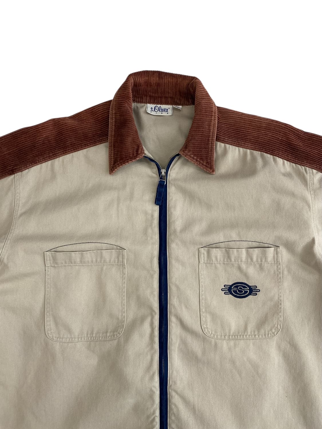 90-00's S.Oliver HBT 워크 셔츠 자켓 상품이미지3